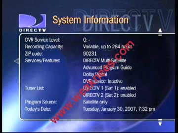 DSR7000 Screenshot